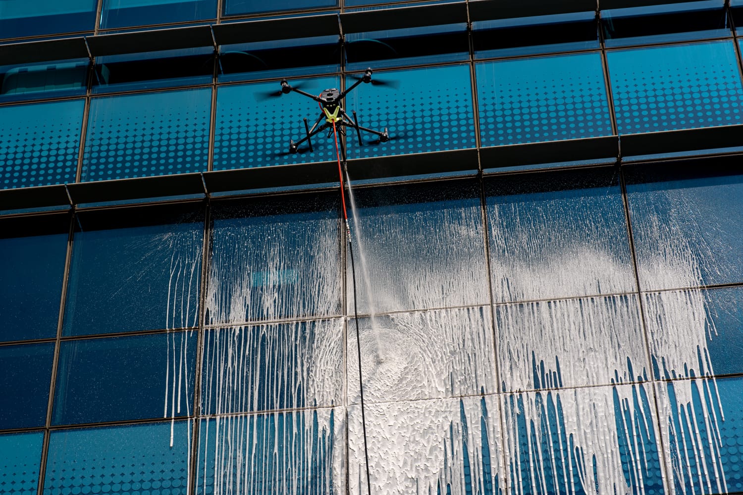 Industrial facade high-pressure wash in Delhi NCR